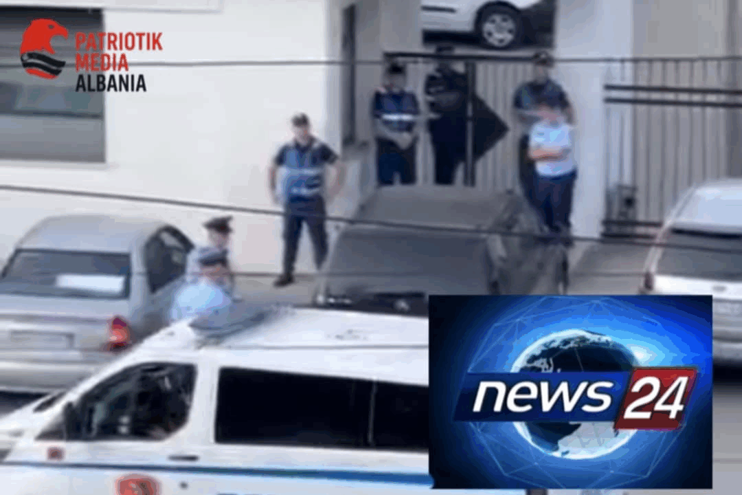 Alarm në Tiranë – Policia ndërpret sinjalin e News24, pengon gazetarët të hyjnë në punë …(Video)